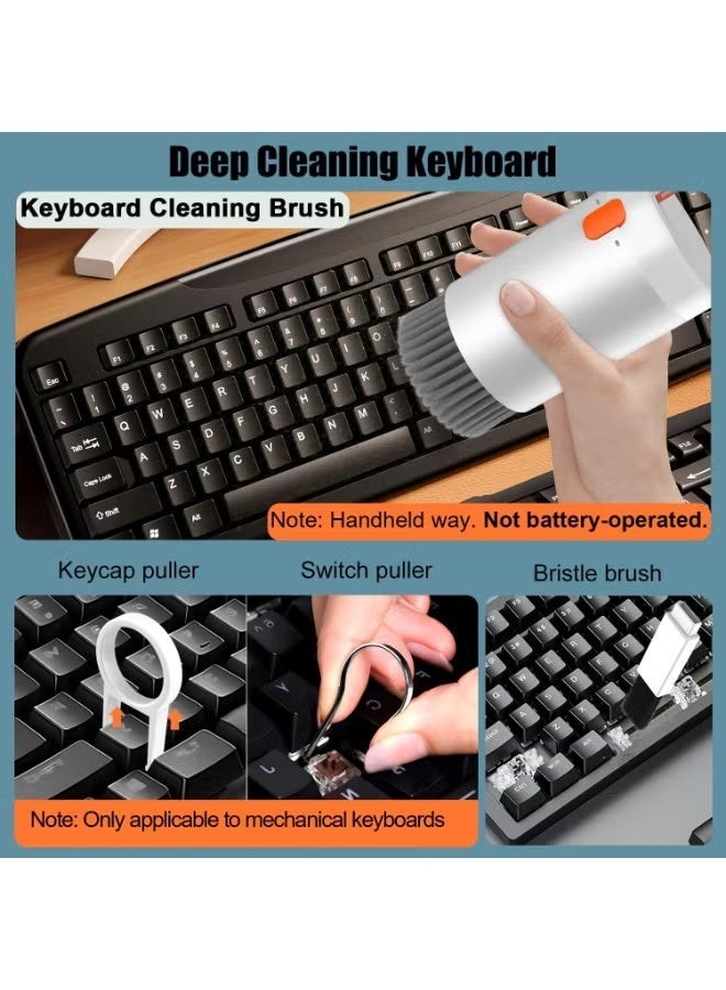 VICHYIE 20 in 1 Multifunctional Cleaner Kit for Electronic Devices, Keyboard Cleaning Brush, Headphones Cleaner Kit for AirPods, Multi-Tool for Cleaning Laptop, Keyboard, Earbuds, Camera, Cellphones - Image 4