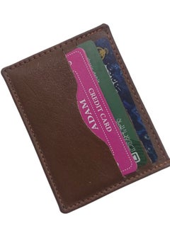 Generic Natural Leather Front and Back Card Holder  - Image 3