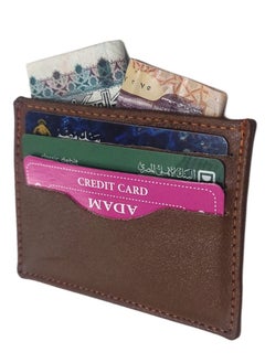 Generic Natural Leather Front and Back Card Holder  - Image 4