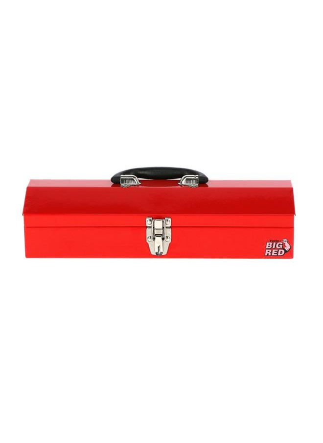 TORIN - Big Red Heavy Duty Stainless Steel and Plastic Tool Box with Clasp Lock Red - Image 1