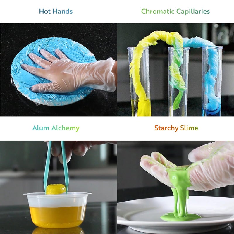 Playz Extreme Chemistry Set â€“ 52 Unique Experiments, Science Kits for Kids Age 8-12, Lab Gear, Volcano Project, Learning Tools, Fair Activity, Discovery Gift, STEM Toys for Boys and Girls - Image 2