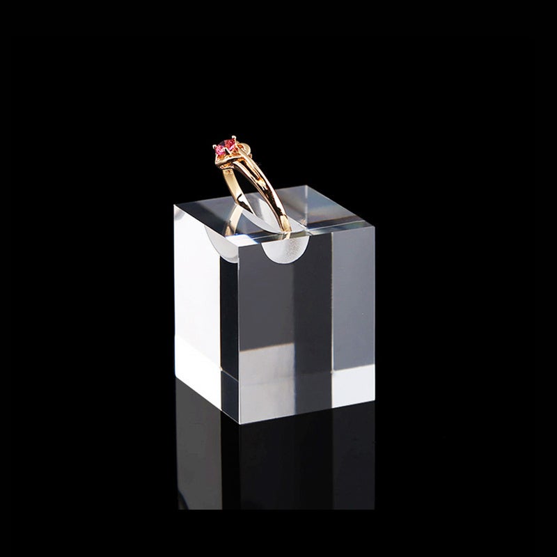 3pcs Stands Clear Holder Jewelries Display Rack Organizer for Shop - Image 5