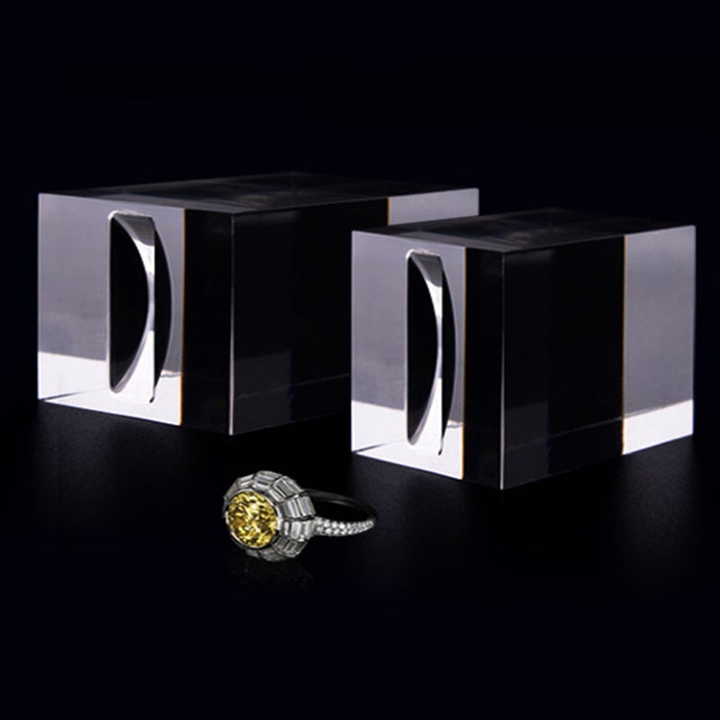 3pcs Stands Clear Holder Jewelries Display Rack Organizer for Shop - Image 3