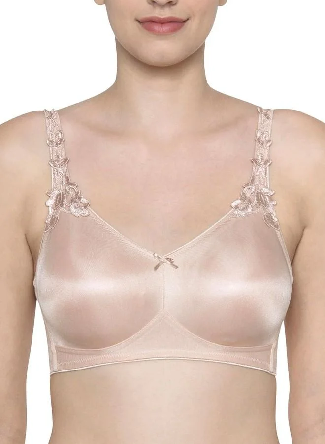 Triumph Triumph International Women's Synthetic Full Cup Bra (100I300_Neutral Beige_42G)