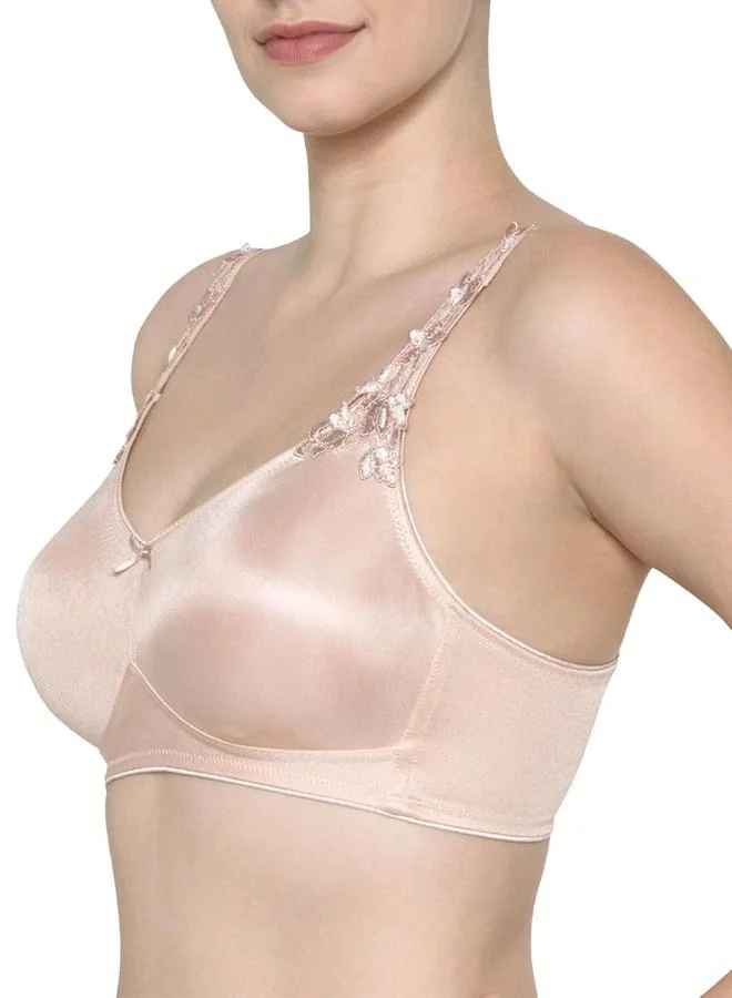 Triumph Triumph International Women's Synthetic Full Cup Bra (100I300_Neutral Beige_42G)