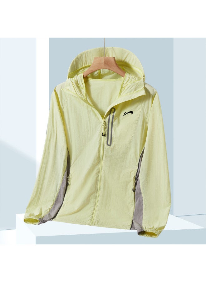 Noble bird Commuting Lightweight Men's Hooded Patchwork Outdoor Sports Jacket - Image 2