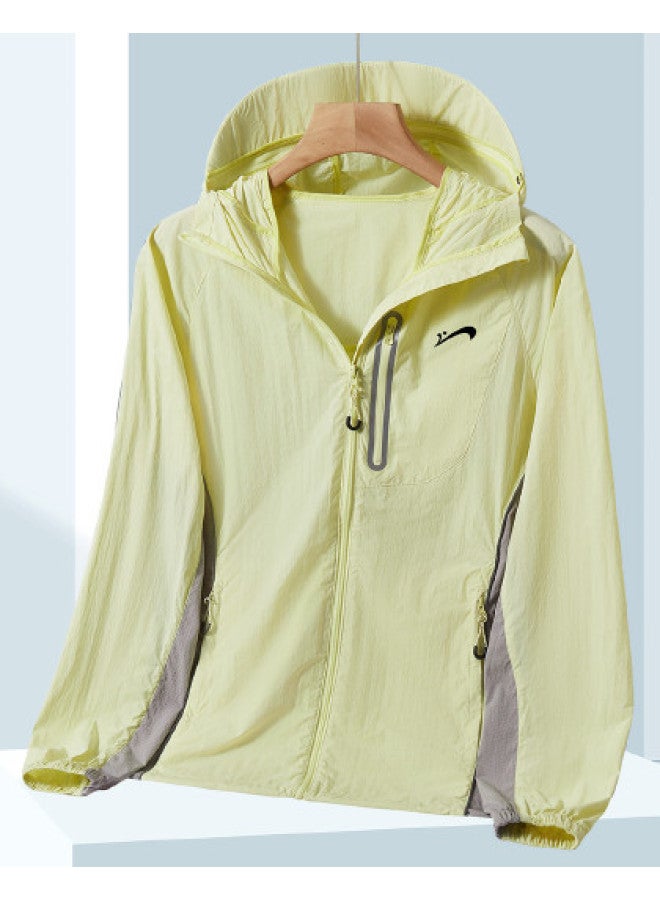 Noble bird Commuting Lightweight Men's Hooded Patchwork Outdoor Sports Jacket - Image 1