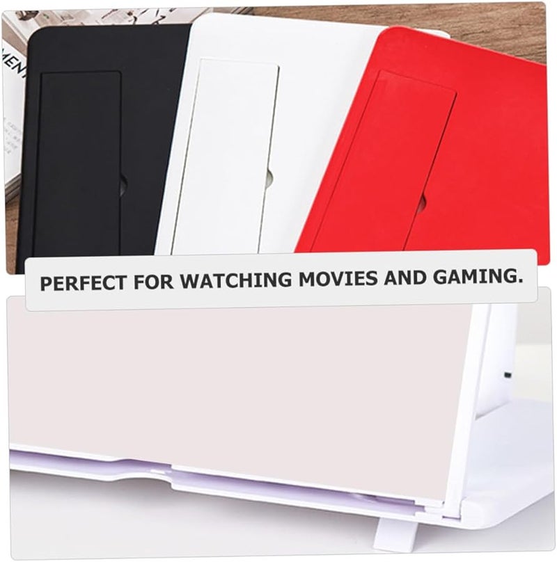 هومويويو HD مكبر شاشة هاتف محمول مع حامل للأفلام والألعاب والقراءة بلون عشوائي - Image 5