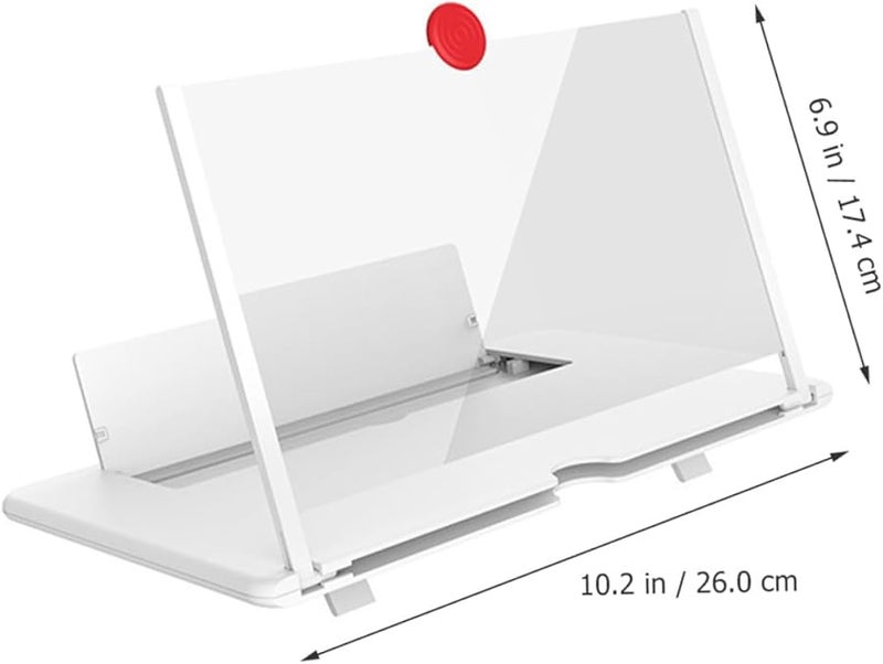 هومويويو HD مكبر شاشة هاتف محمول مع حامل للأفلام والألعاب والقراءة بلون عشوائي - Image 3