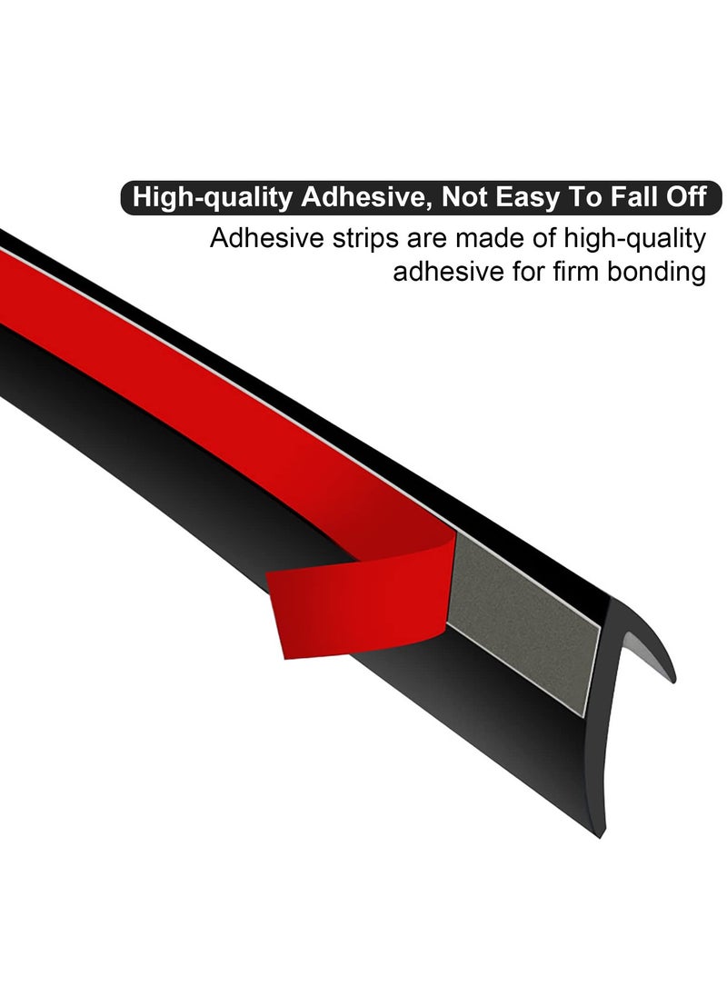 Auto Window Sealing Strip 4M Auto Glass Adhesive Strip Window Seal Universal Self Adhesive Suitable for Windproof Vibration Abnormal Noise Noise Reduction