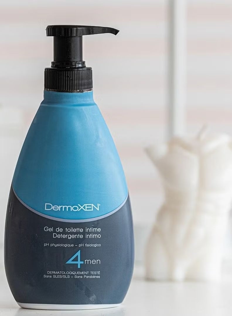 Dermoxen - 4 Men Intimate Cleanser for Protection and Freshness - Intimate Wash Clear sensitive area 125ml - Image 2