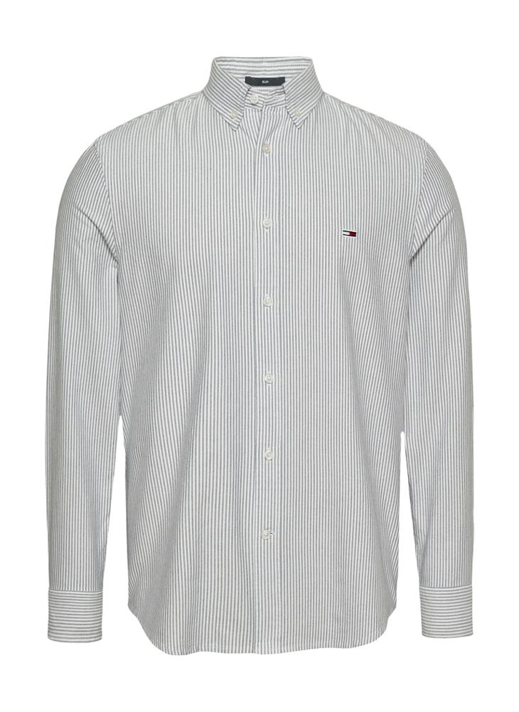 TOMMY JEANS Slim Cotton Stripe Oxford Shirt  - Image 5