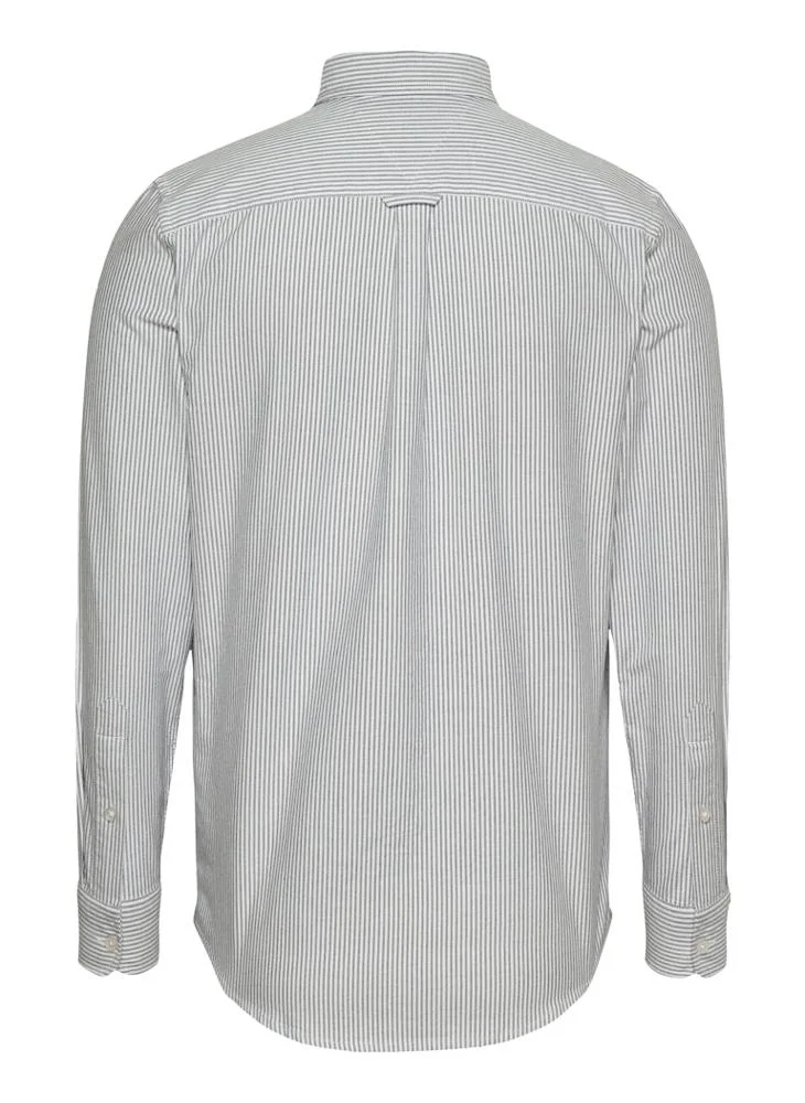 TOMMY JEANS Slim Cotton Stripe Oxford Shirt