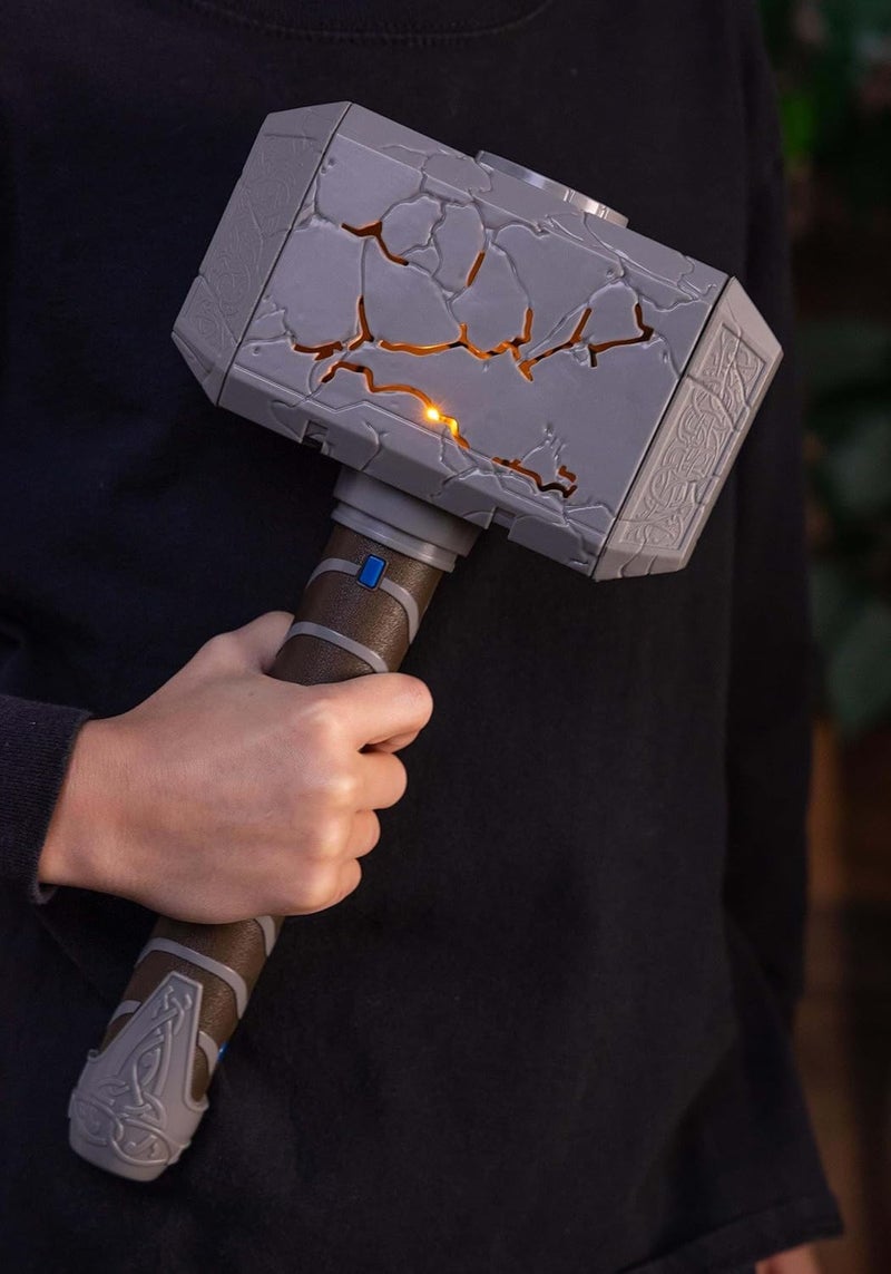 Marvel Studios’ Thor: Love and Thunder Mighty FX Mjolnir Electronic Hammer - Image 5