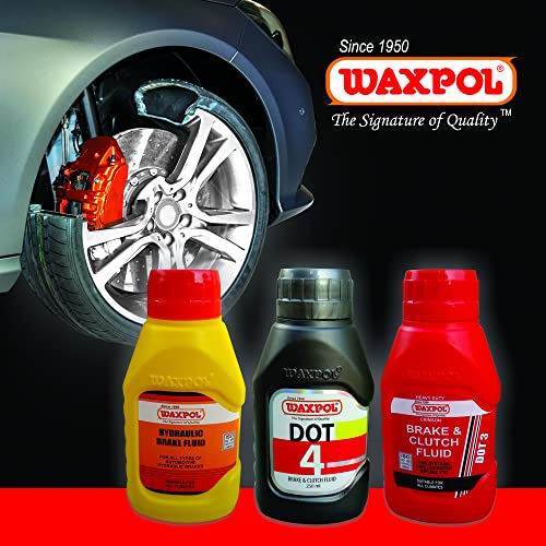 Waxpol DOT 3 Brake & Clutch Fluid 250ML (For Disc & Drum Brake including ABS System,Hydraulic Clutch System) - Image 3