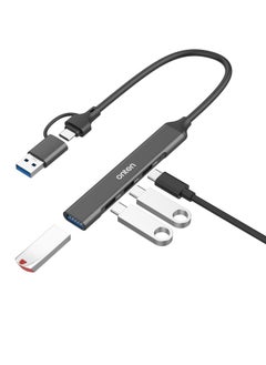 onten Onten UCA9703S 4 in 2 USB 3.0 + Type-C to 3 Type-C + USB HUB Docking Station Ship  - Image 3