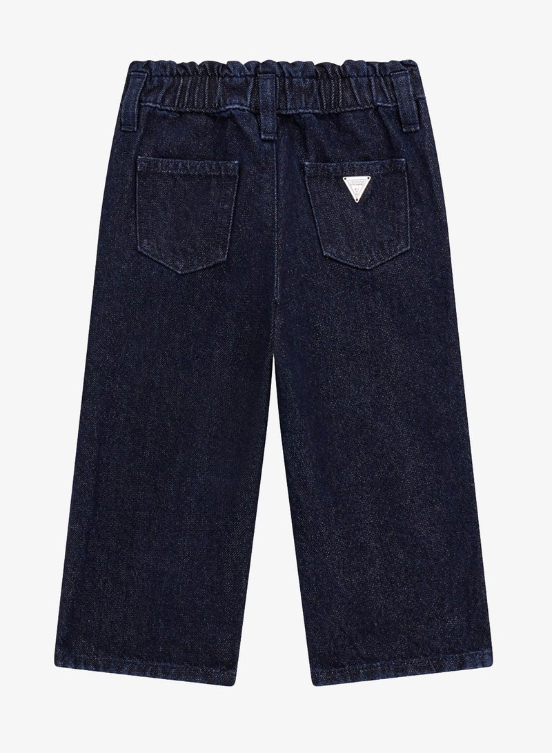 GUESS Kids Lurex Rigid Denium Pants - Image 2