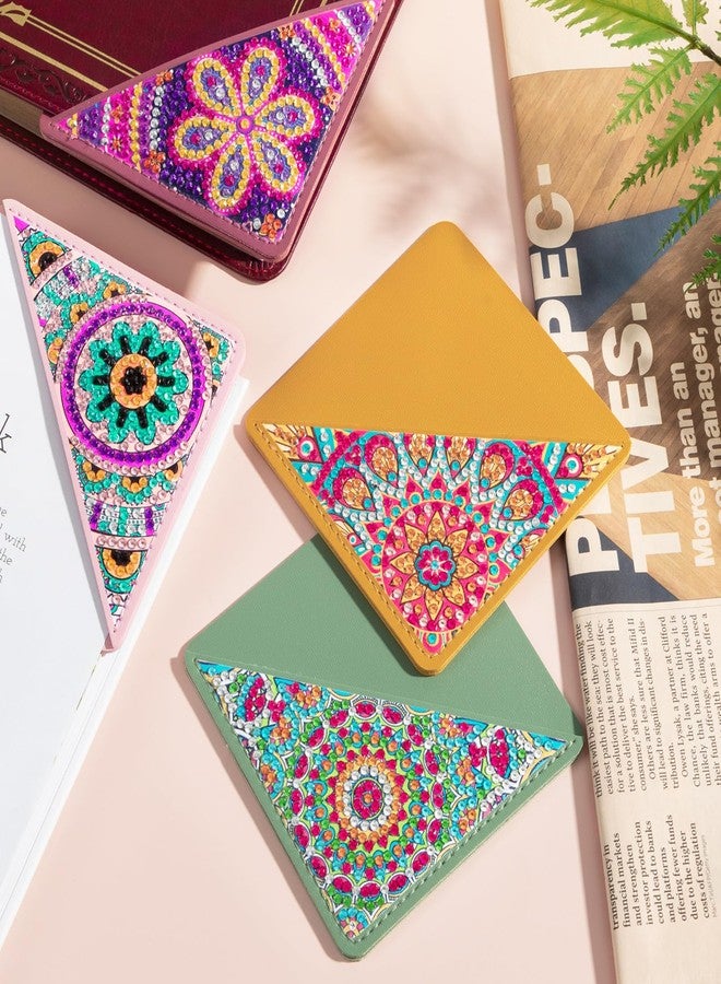 ALKALO 6 PCS Diamond Art Bookmarks, Diamond Painting Bookmarks for Book Lovers 5D DIY Bookmark Corner Bookmark Adults Crafts Diamond Art Kits for Adults Kids Home Office Beginner Adults Gift - Image 2