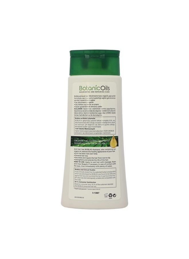 BIOBLAS - Bioblas Argan Oil & Organic Olive Oil Hair Loss Shampoo for Men and Women, Dermatologically Tested Hypoallergenic - 12 oz (2-Pack) - Image 1