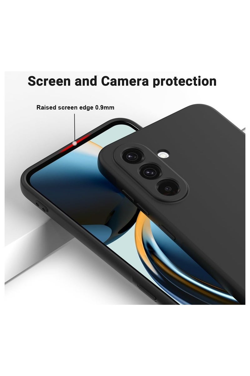 general The protective case is compatible with the Samsung Galaxy A17 5G. It features a liquid silicone case with a microfibre lining, a soft rubber gel TPU shock-resistant protective back cover, and a lany - Image 3