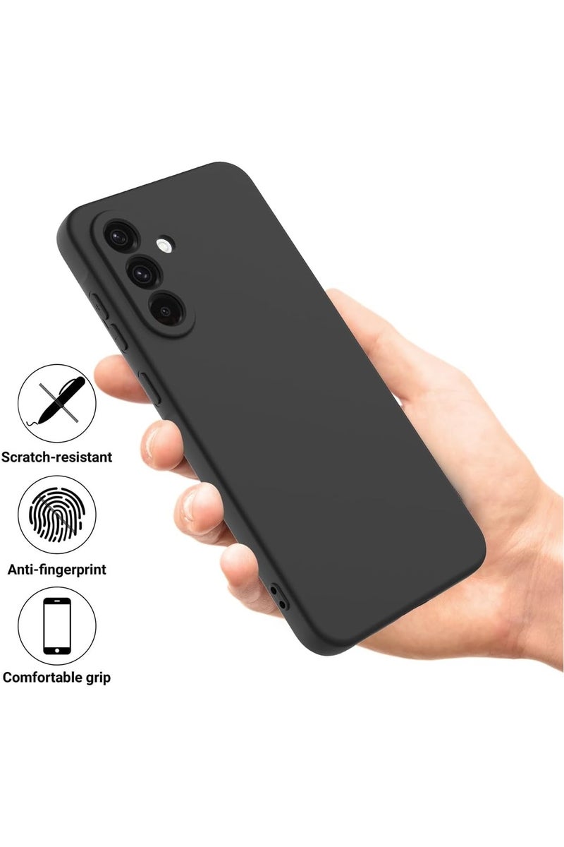 general The protective case is compatible with the Samsung Galaxy A17 5G. It features a liquid silicone case with a microfibre lining, a soft rubber gel TPU shock-resistant protective back cover, and a lany - Image 2