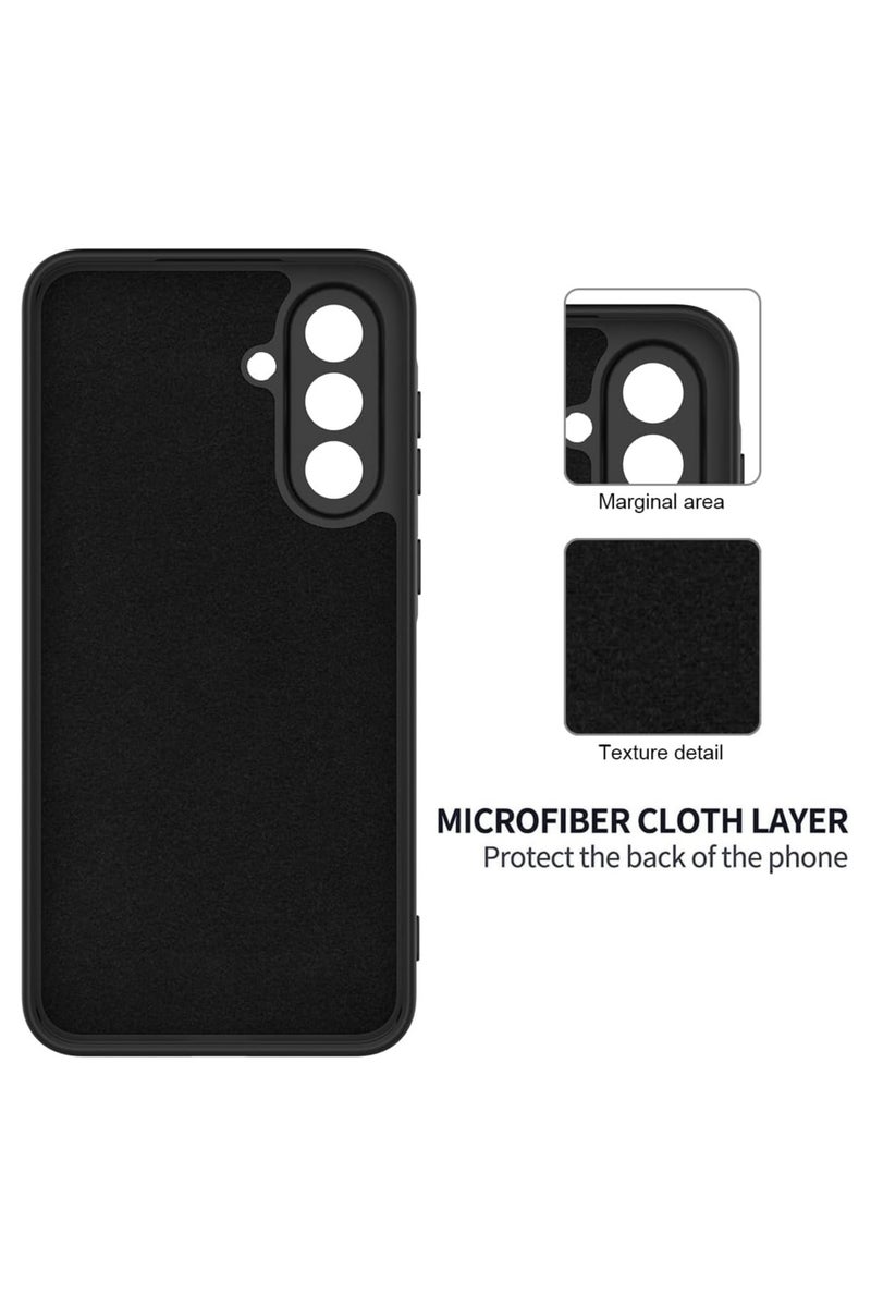 general The protective case is compatible with the Samsung Galaxy A17 5G. It features a liquid silicone case with a microfibre lining, a soft rubber gel TPU shock-resistant protective back cover, and a lany - Image 4