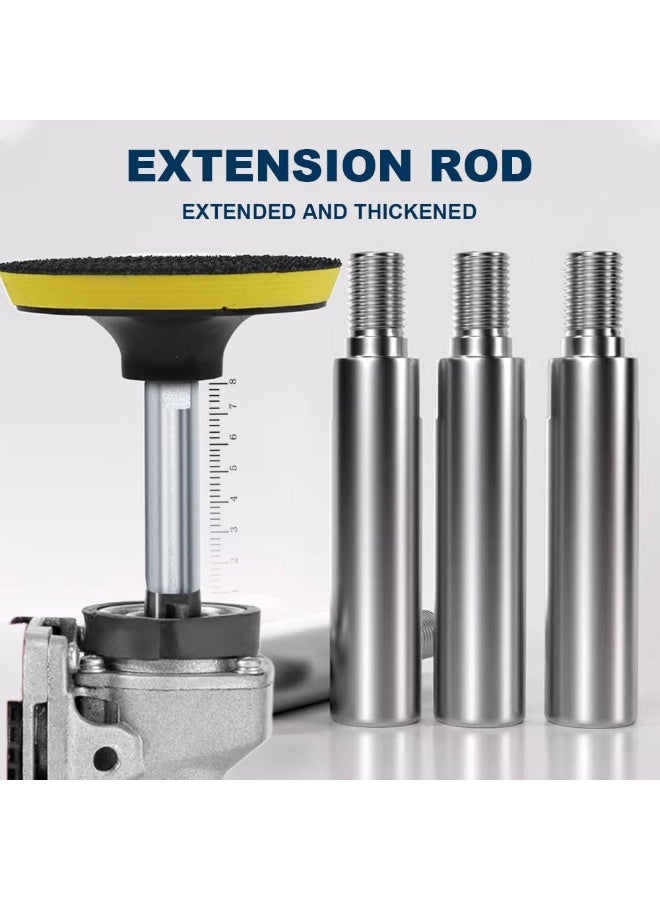 SANMUGEED Angle Grinder Extension Connecting Rod M10 Thread Adapter Extension Shaft with Nuts for Rotary Grinding Polisher Connection - Image 5