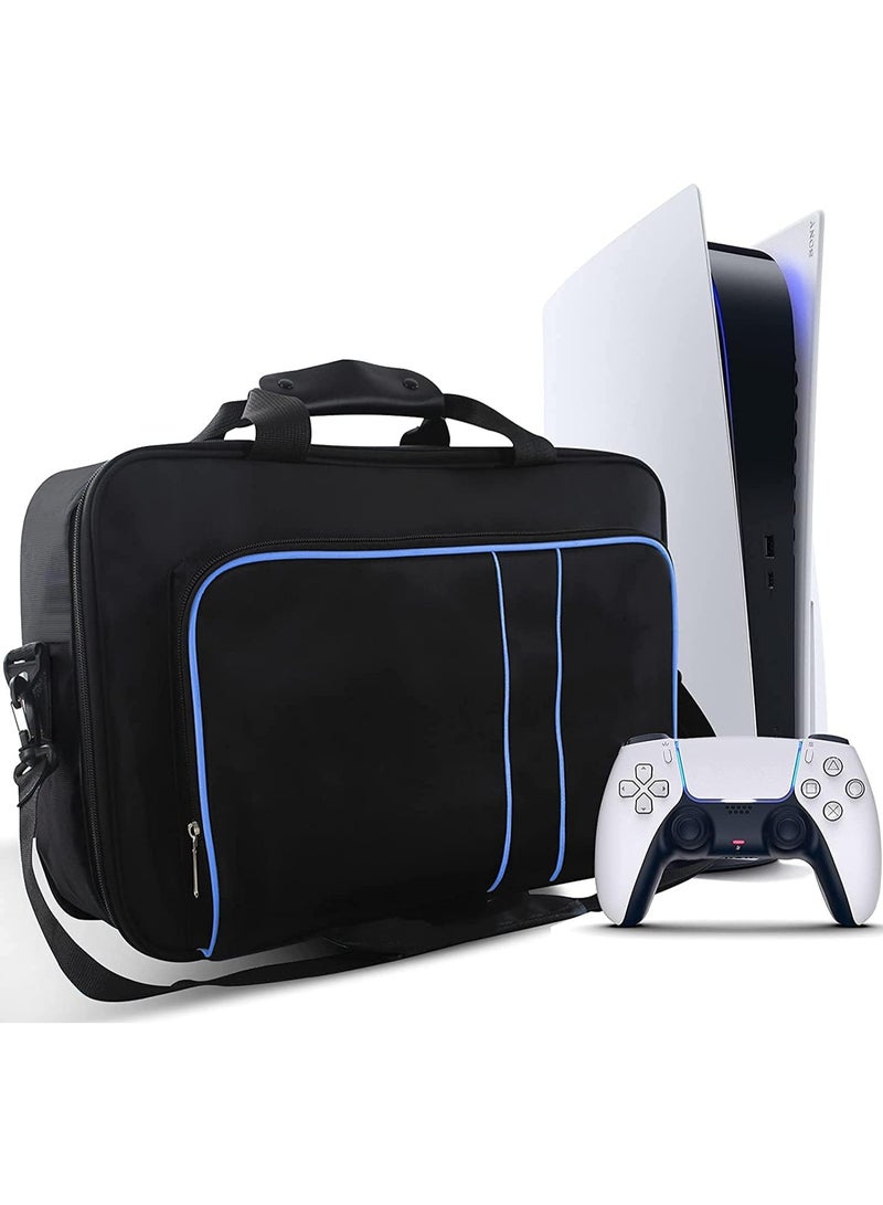 eWINNER Carrying Case for PS5/PS5 Pro/PS5 Slim, Multifunctional Travel Bag Carry Shoulder case multi pouches stroage Bag for PS5 Disc/Digital Edition console & controller accessories - Image 1