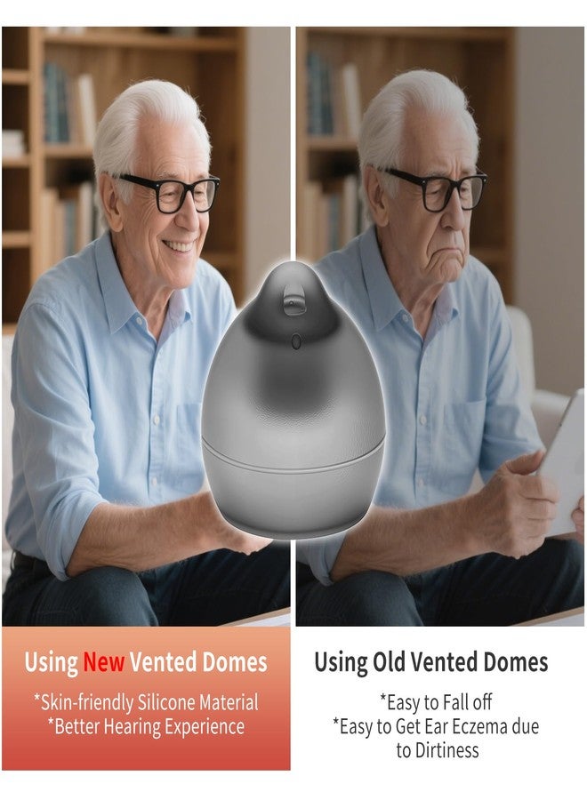 Jofi linkim 20 Counts Phonak Vented 4.0 Hearing Aid Domes, Vented Domes for Phonak Audeo Marvel Paradise Lumity Accessory (Vented 4.0 Dome Medium) - Image 5