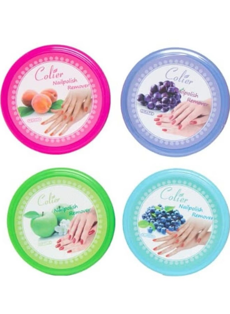 Generic 4-Piece Nail Polish Remover Multicolour 