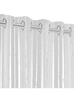 Kuber Industries Kuber Industries PVC Eyelet 30 mm AC Curtain, 7 Feet (Transparent) - CTKTC5671  - Image 2
