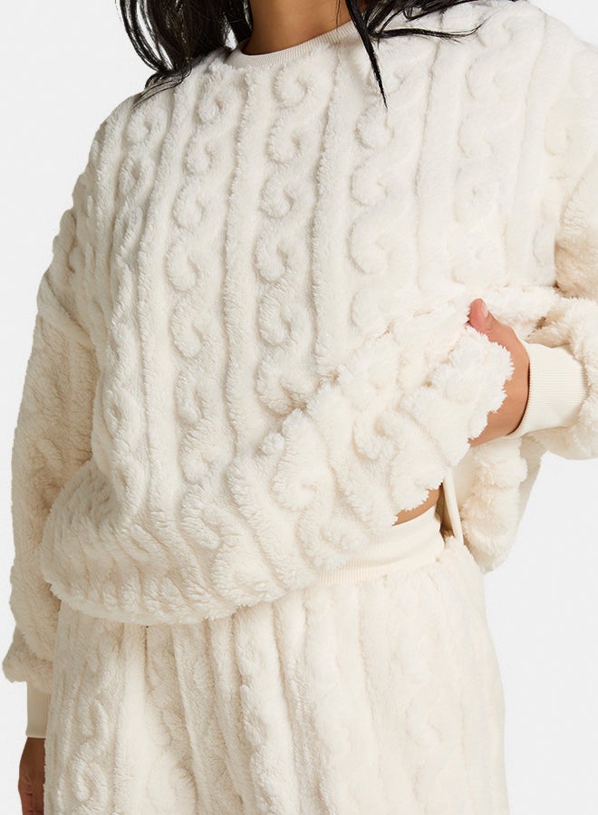 hunkemoller Top Cable Fleece - Image 2