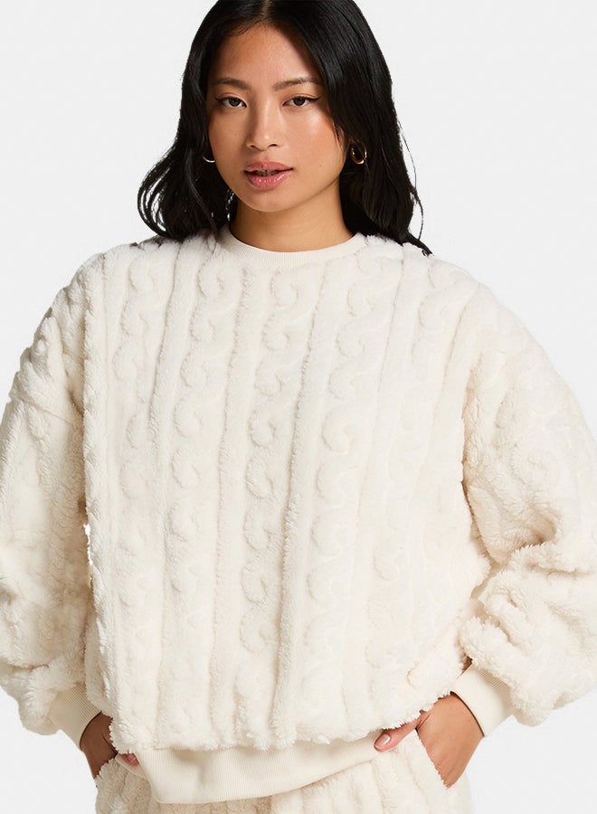 hunkemoller Top Cable Fleece - Image 1