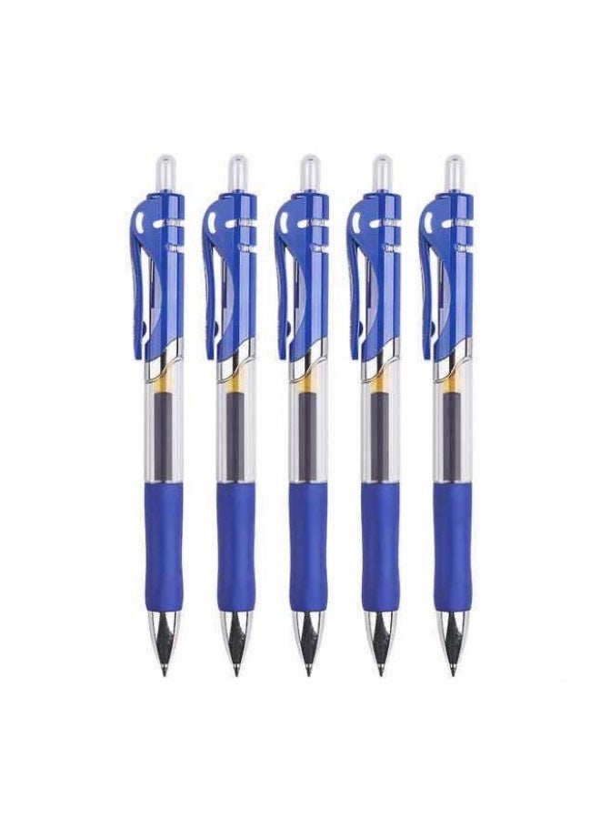 HELPS Press Gel Pen Office Water Pen K35 Black Signature Pen Student 0.5mm Bullet Red Brush Question Pen - Image 1