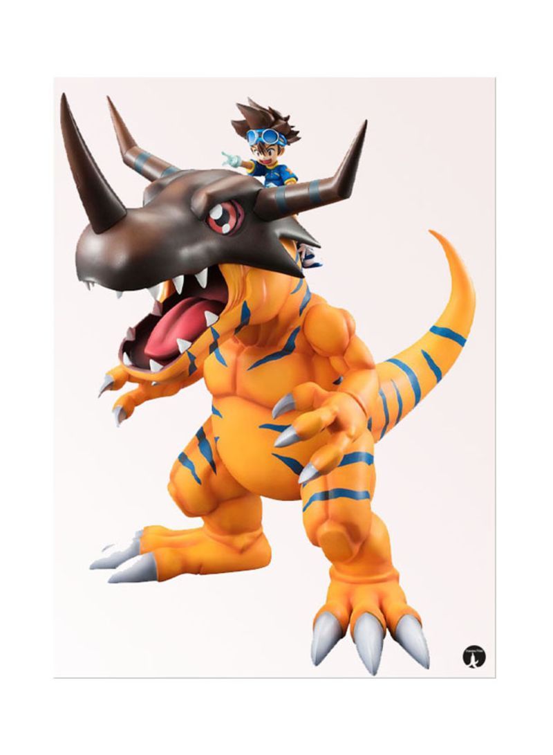 RKN Metal Plate Of The Anime Digimon Poster Multicolour