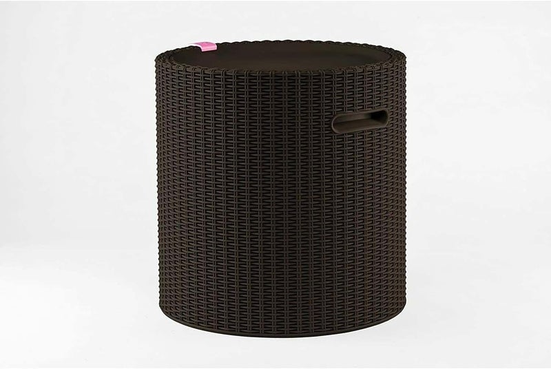 Keter Cool Stool Garden Table 39 Litre Brown - Image 5
