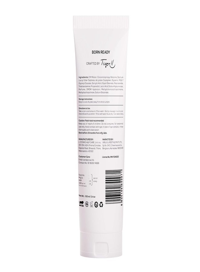 PROWL by Tiger Shroff Facewash 2% Salicylic Acid | Anti Acne For Dry Combination Oily & Acne Prone Man Skin Care with 1% Lactic Acid, Hyaluronic Acid | Exfoliating Brightening Cleanser Face Wash For Men | 100ml - Image 3