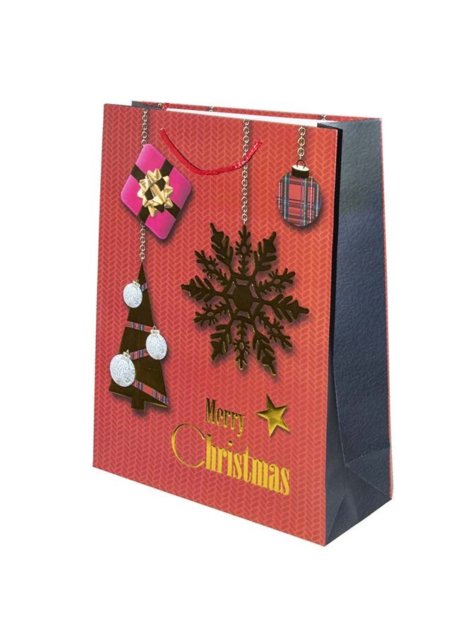4-Piece Gift Bag For Christmas 32X26X10Cm Size Assorted Designs - Image 2