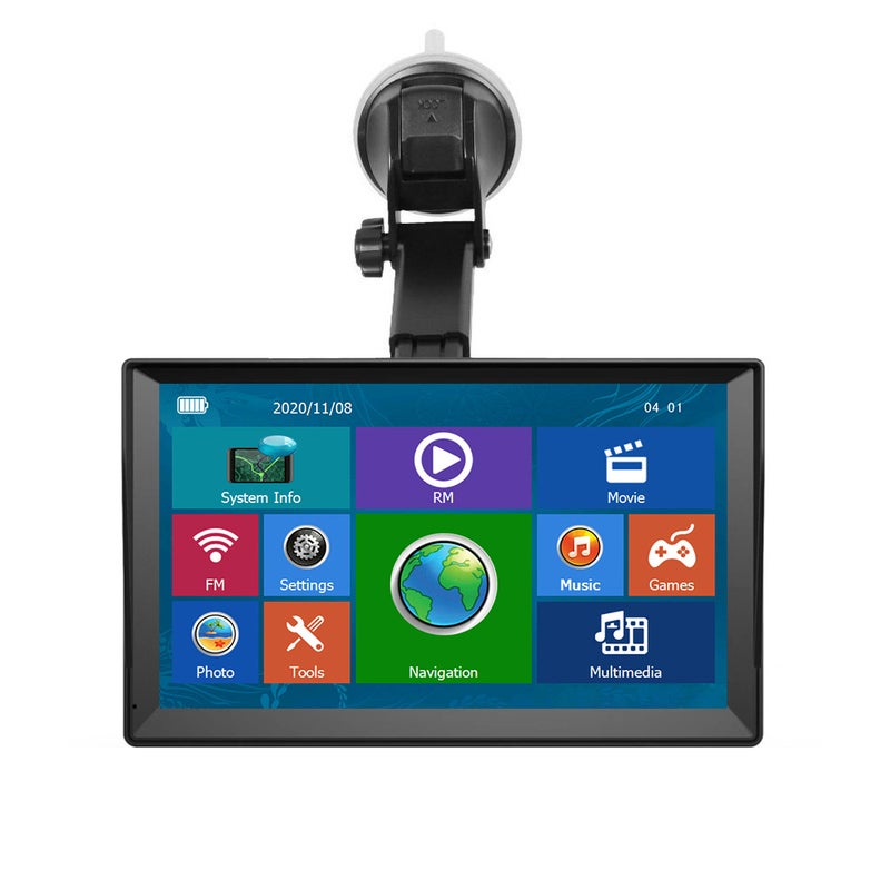 E-Commerce Portable 9-Inch Gps Navigator Car Large Screen Capacitive Screen 8G 256M Truck Europe And America - Image 3