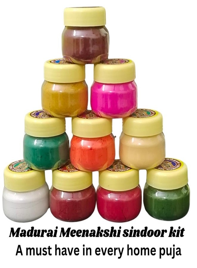 Madurai Sri Meenakshi Amman Thazhampoo spl sindoor (Combo) - 15 gms containers (pack of 10) - Image 5