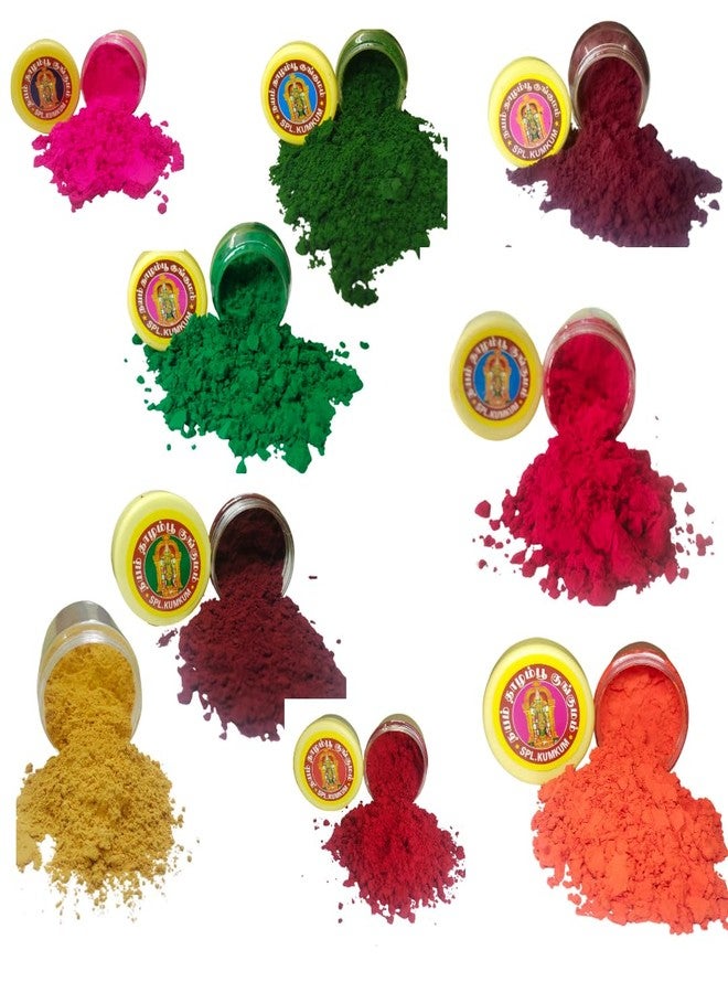 Madurai Sri Meenakshi Amman Thazhampoo spl sindoor (Combo) - 15 gms containers (pack of 10) - Image 3