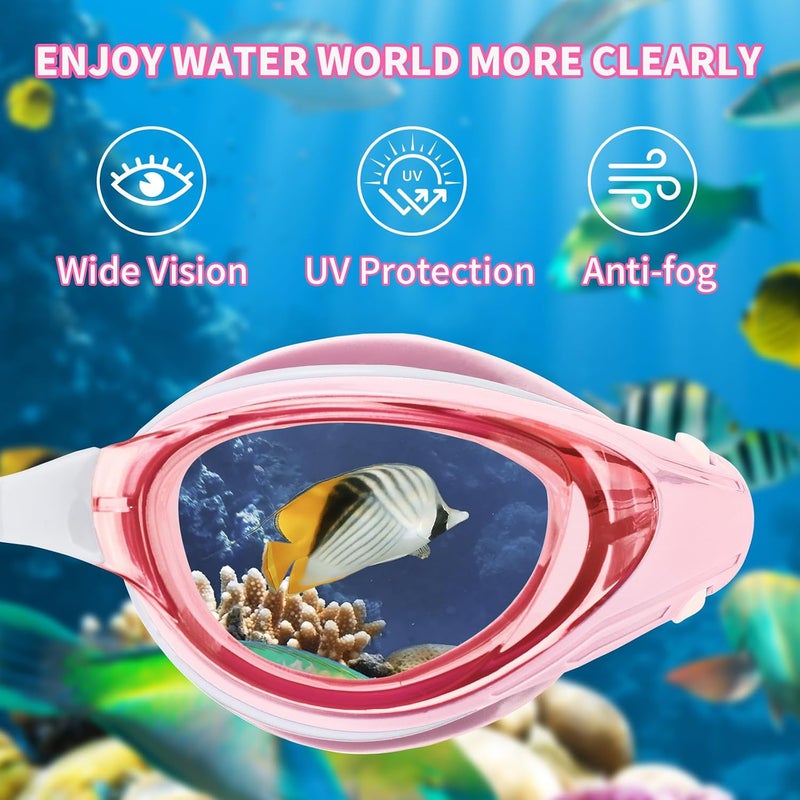 WAVE Nearsighted Swim Goggles,Shortsighted Swimming Goggles for Adults Youth, Anti Fog UV Protection Comfort Silicone Frame - Image 4