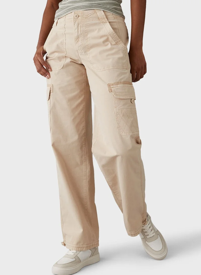 American Eagle Baggy Jogger Stretch Regular High Rise