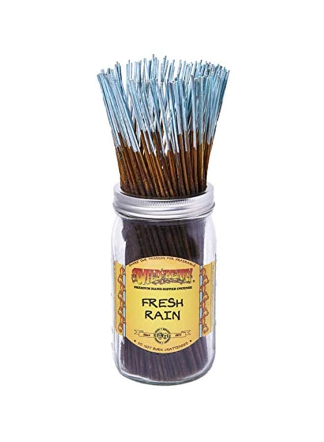 Wild Berry Incense Sticks - Fresh Rain - Clean Crisp Fragrance with Bergamot and Lavender - Hand Dipped in The USA (100 Count)  Fresh Rain - Image 1