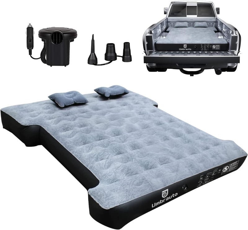 Umbrauto Truck Bed Air Mattress for 5.5-5.8Ft Short Truck Beds with Pump & Carry Bag - Image 1