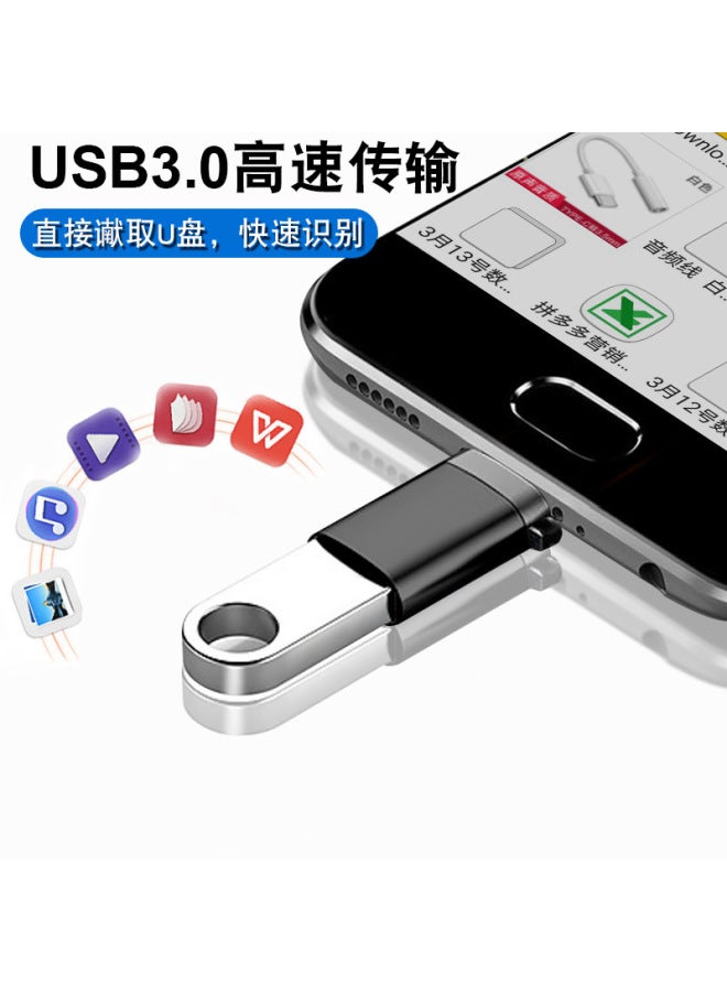 Otg Adapter Typec Interface Data Cable Usb Mobile Phone Computer Tablet Converter Connection U Disk Transmission Car - Image 3