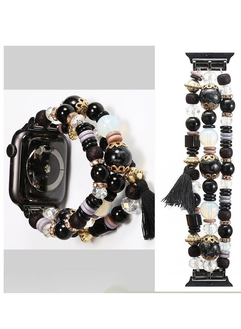Festival Fashion Smartwatch Band Apple Watch Band for 42 to 49mm, Compatible with iWatch Series 9/8/7/SE/6/5/4/3/2/1  - Image 1