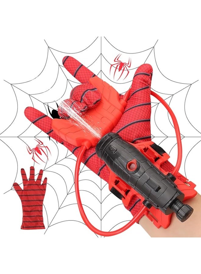 Chabeia Water Pistol,Spider Water Gun for Kids with 5 Meters Range,Superhero Squirt Guns, Summer Outdoor Toys for Kids, Wrist Water Sprayer Toy with Glove,for Party Blaster Swimming Beach Summer Pool Bath Bea - Image 2