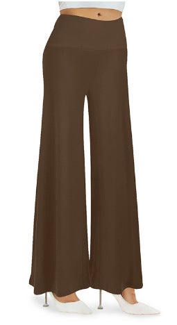 New Cross-border Hot Selling Womens Casual Wide Leg Pants European and American Style Elastic High Waist Sports Pants Comfortable Yoga Trousers Customizable patterns  - Image 5