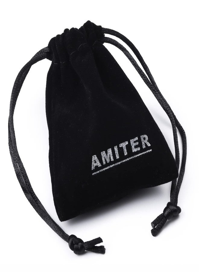 أميتير مشبك ربطة عنق رجالي من AMITER، مزين بحرف AZ، مطلي بالذهب الوردي، مناسب لربطات العنق العادية، مثالي لحفلات الزفاف والذكرى السنوية وأعياد الميلاد - طول 2 بوصة - Image 5